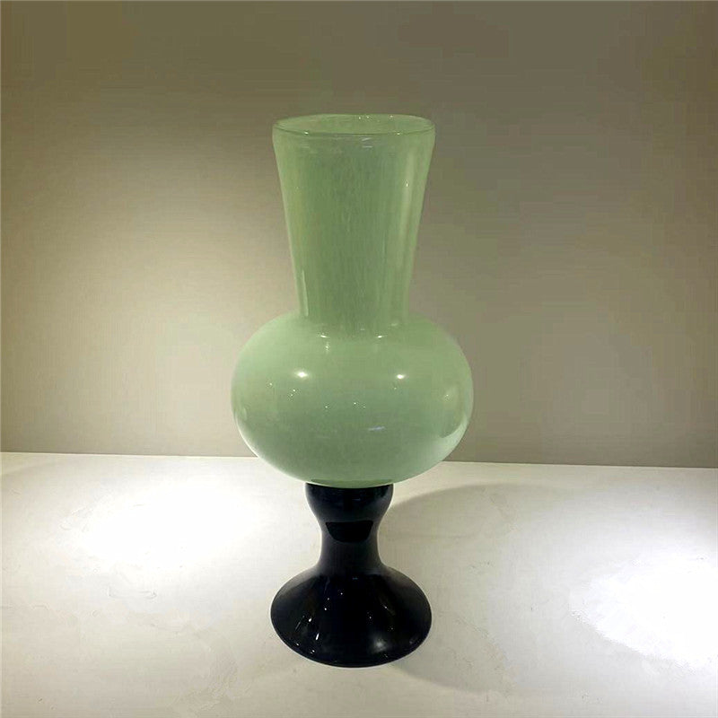 SALMA GLAZED GLASS VASE