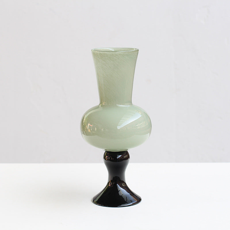 SALMA GLAZED GLASS VASE