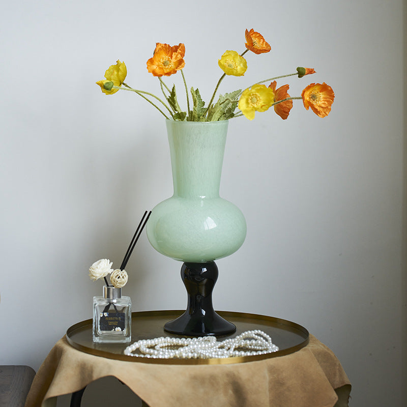 SALMA GLAZED GLASS VASE