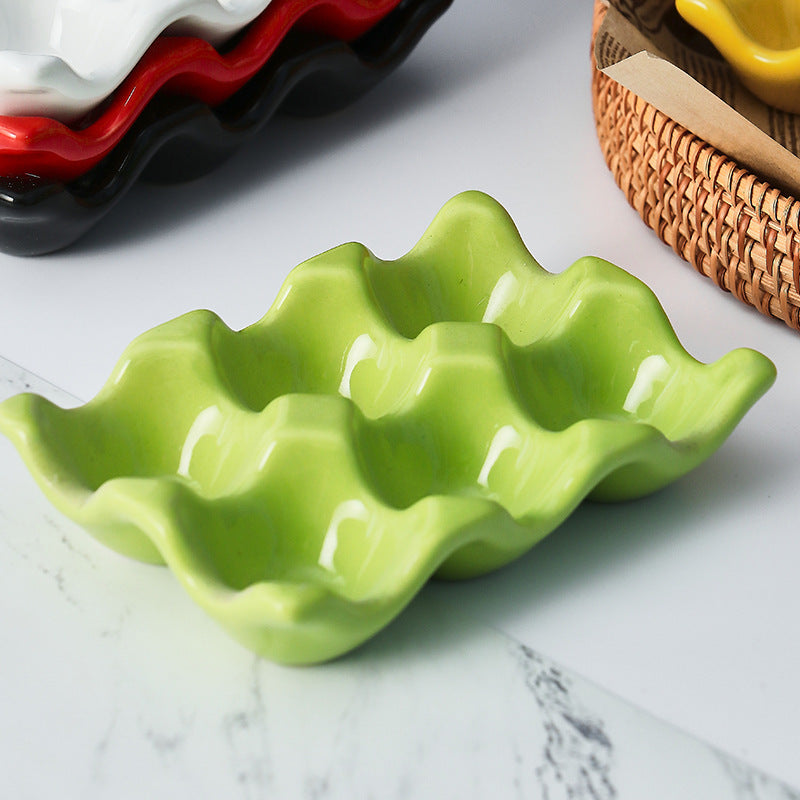 EGG TRAY CERAMIC STORAGE