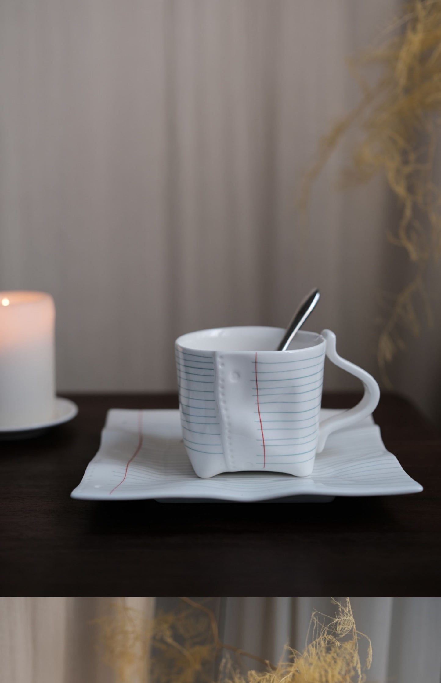 Hi Lovely.English notebook irregular ceramic breakfast coffee cup milk water cup juice cup