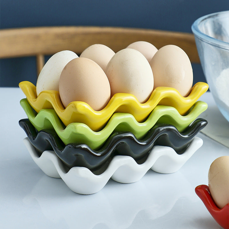 EGG TRAY CERAMIC STORAGE