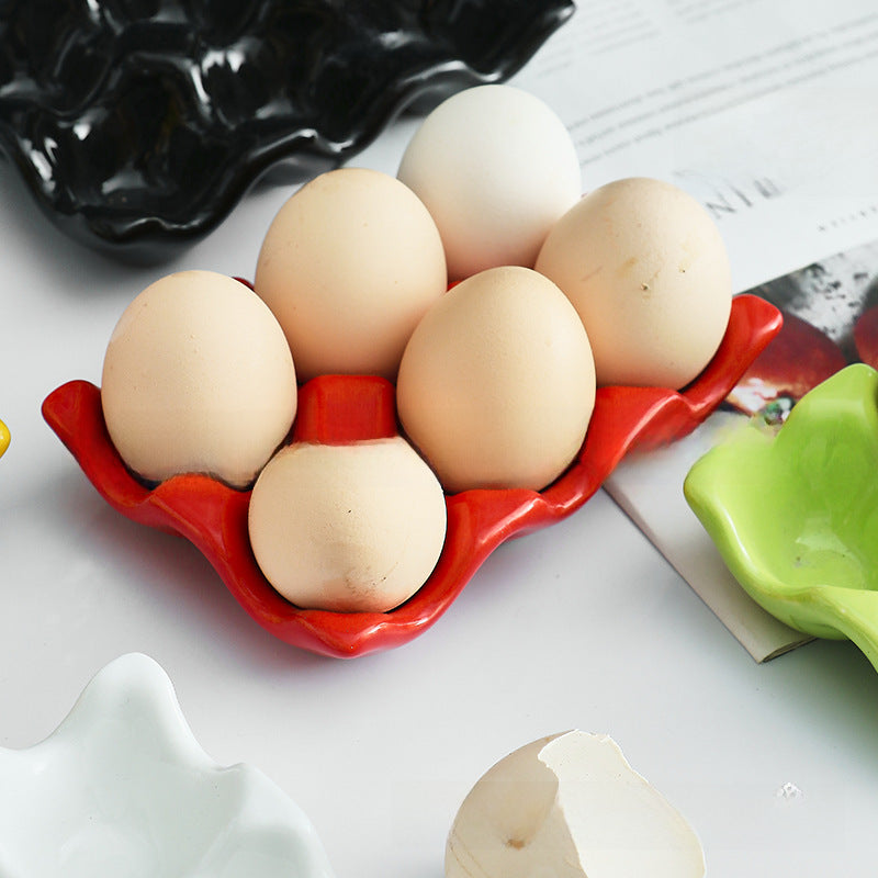 EGG TRAY CERAMIC STORAGE