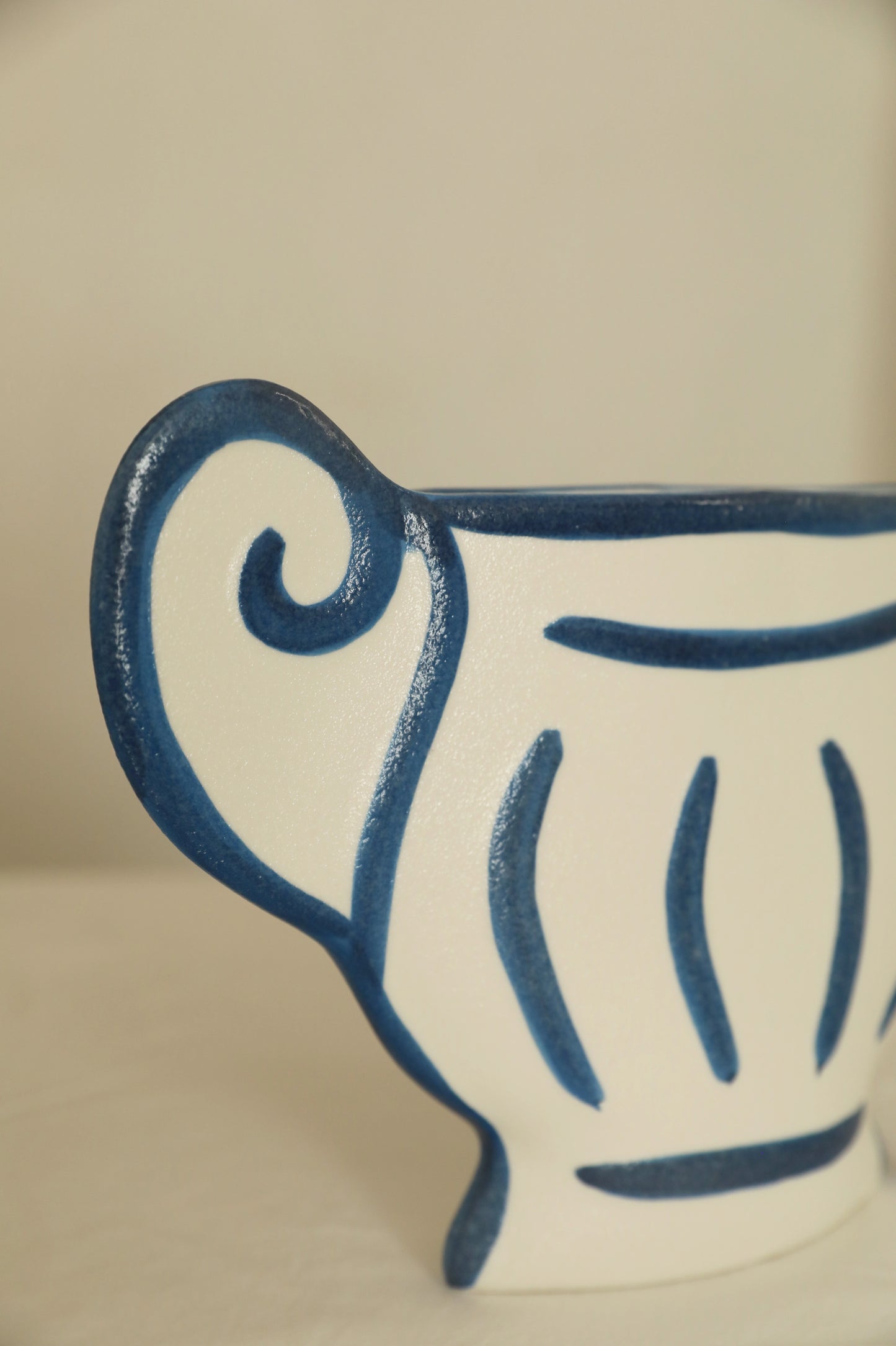 GREEK STYLE PAINTED CERAMIC VASE