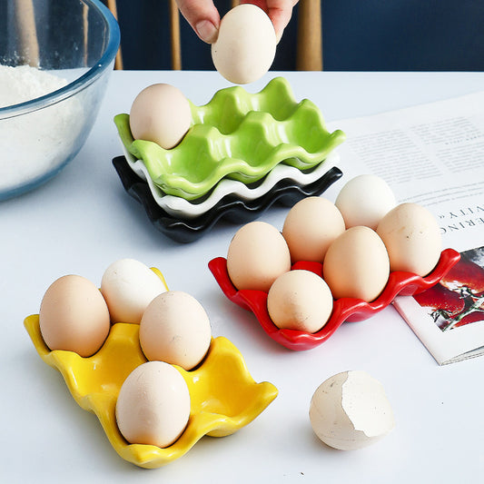 EGG TRAY CERAMIC STORAGE