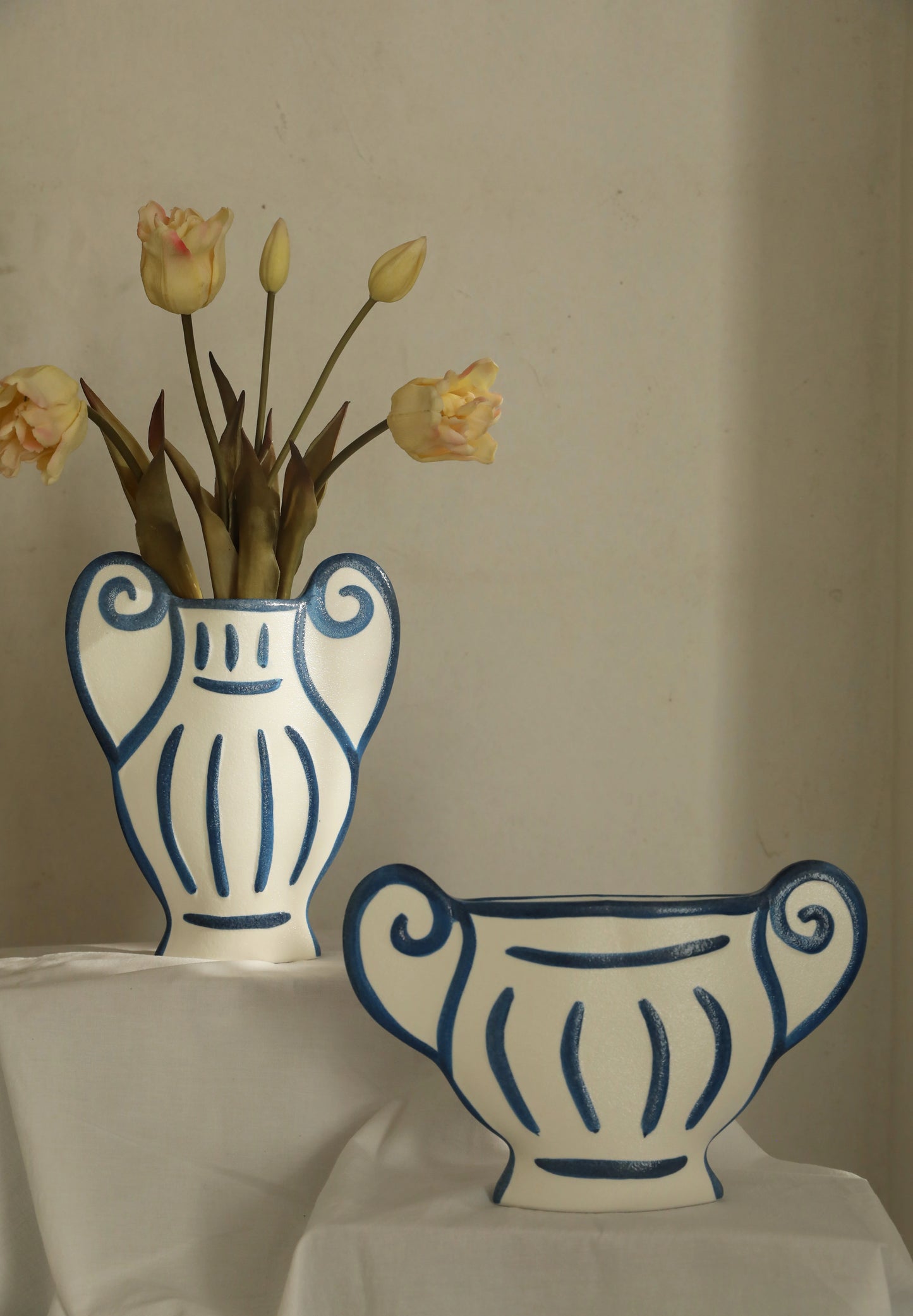 GREEK STYLE PAINTED CERAMIC VASE