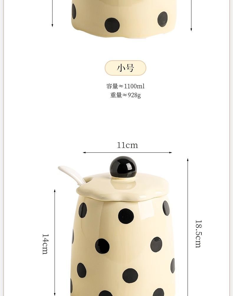 LARDY CERAMIC STORAGE JAR WITH LID