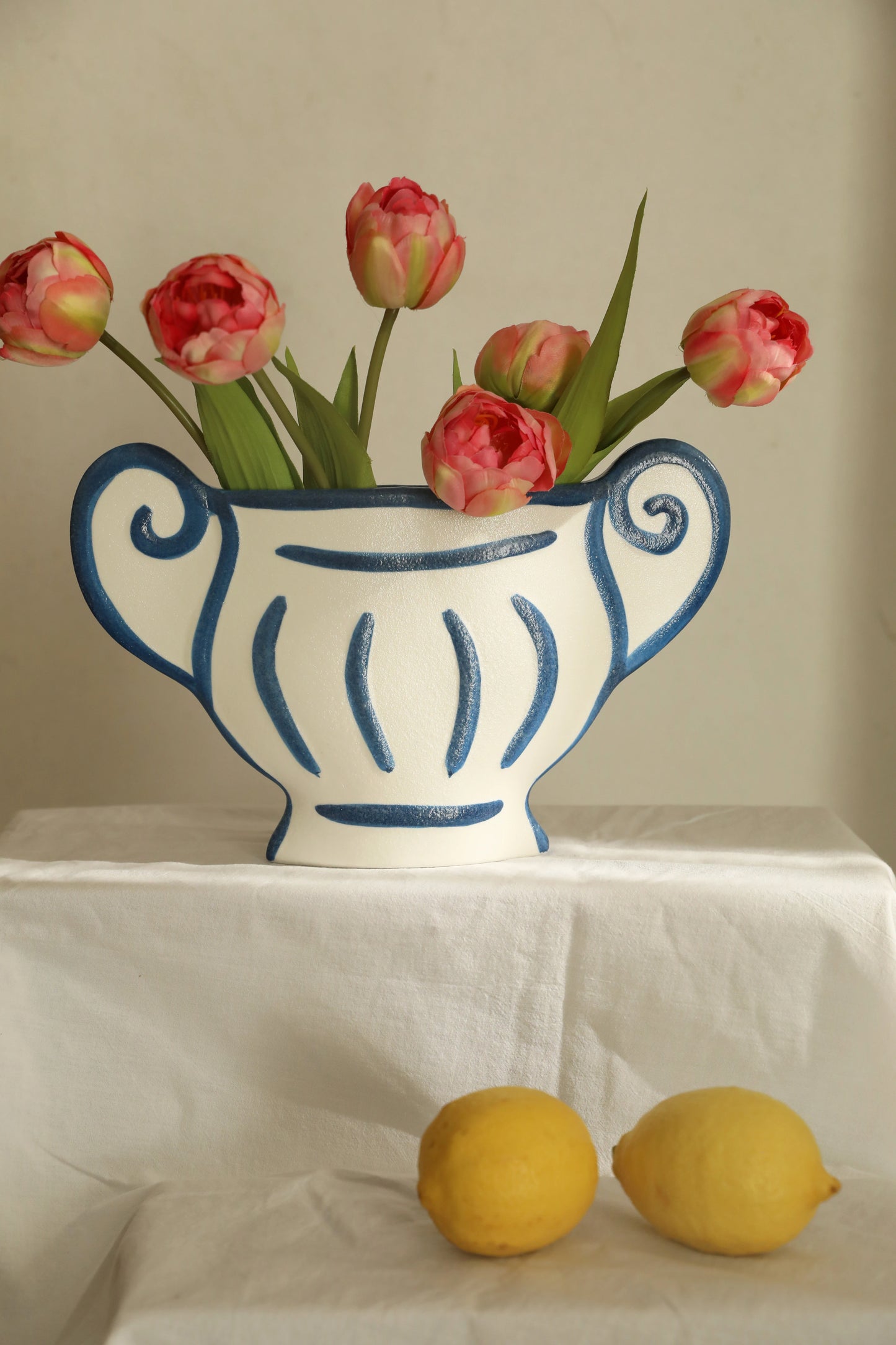 GREEK STYLE PAINTED CERAMIC VASE