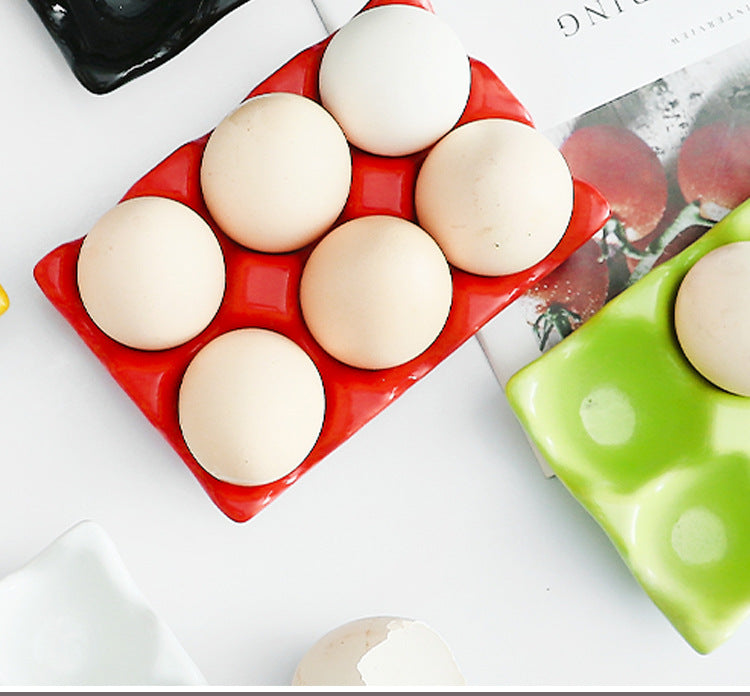 EGG TRAY CERAMIC STORAGE