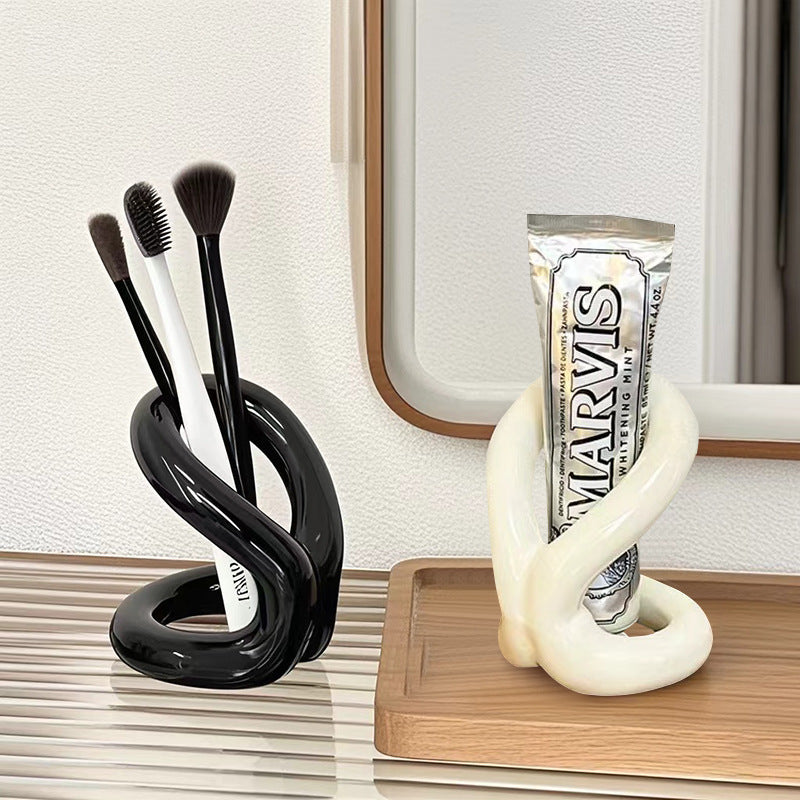 KNOT CERAMIC STORAGE HOLDER